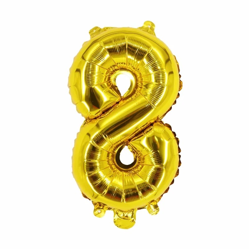 Ballon No 8 Gold
