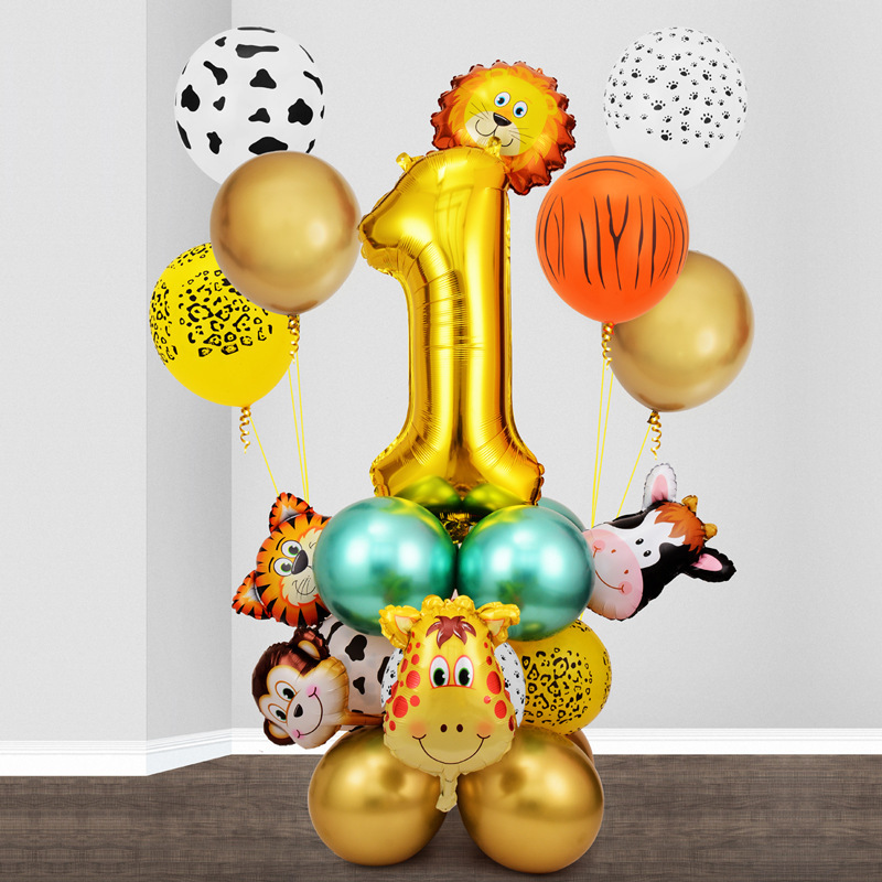 Happy Zoo Ballons Set  No 1