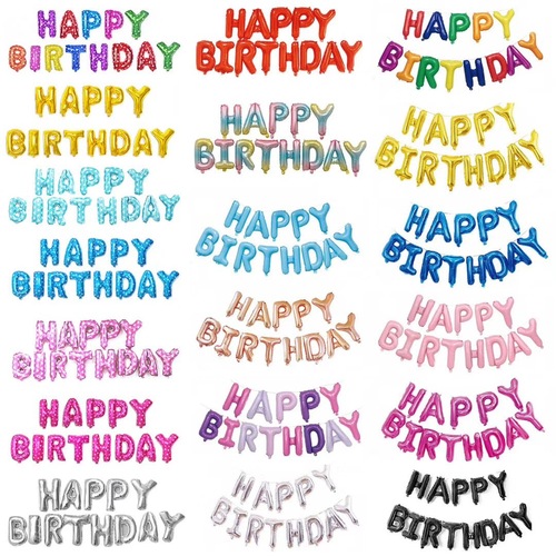 Happy Birthday 氣球組合